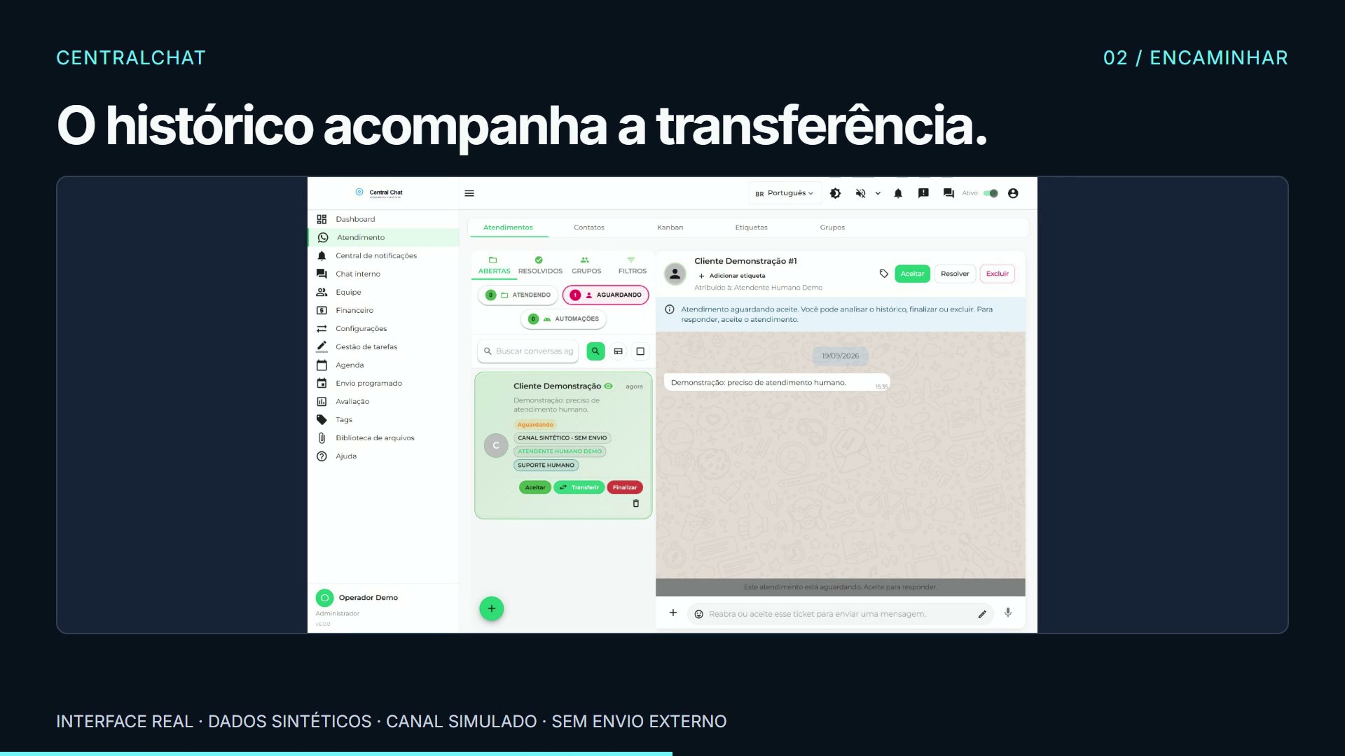 Product demo: CentralChat