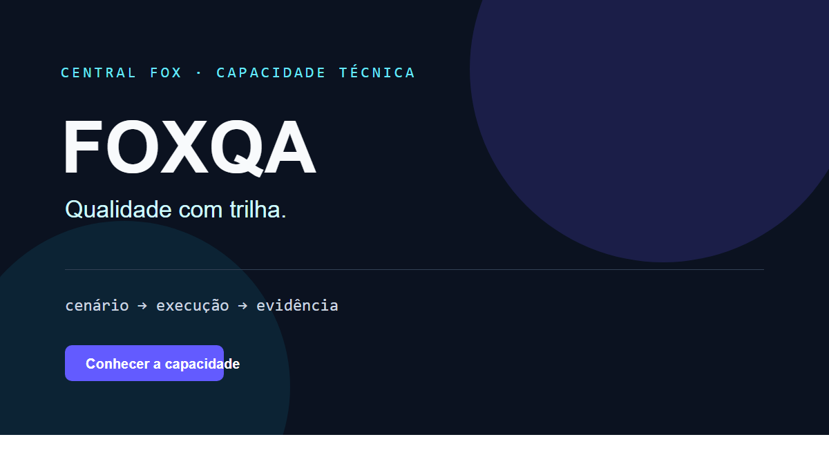 Demo del producto: FoxQA