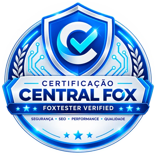Selo de Certificação Central Fox — FoxTester Verified